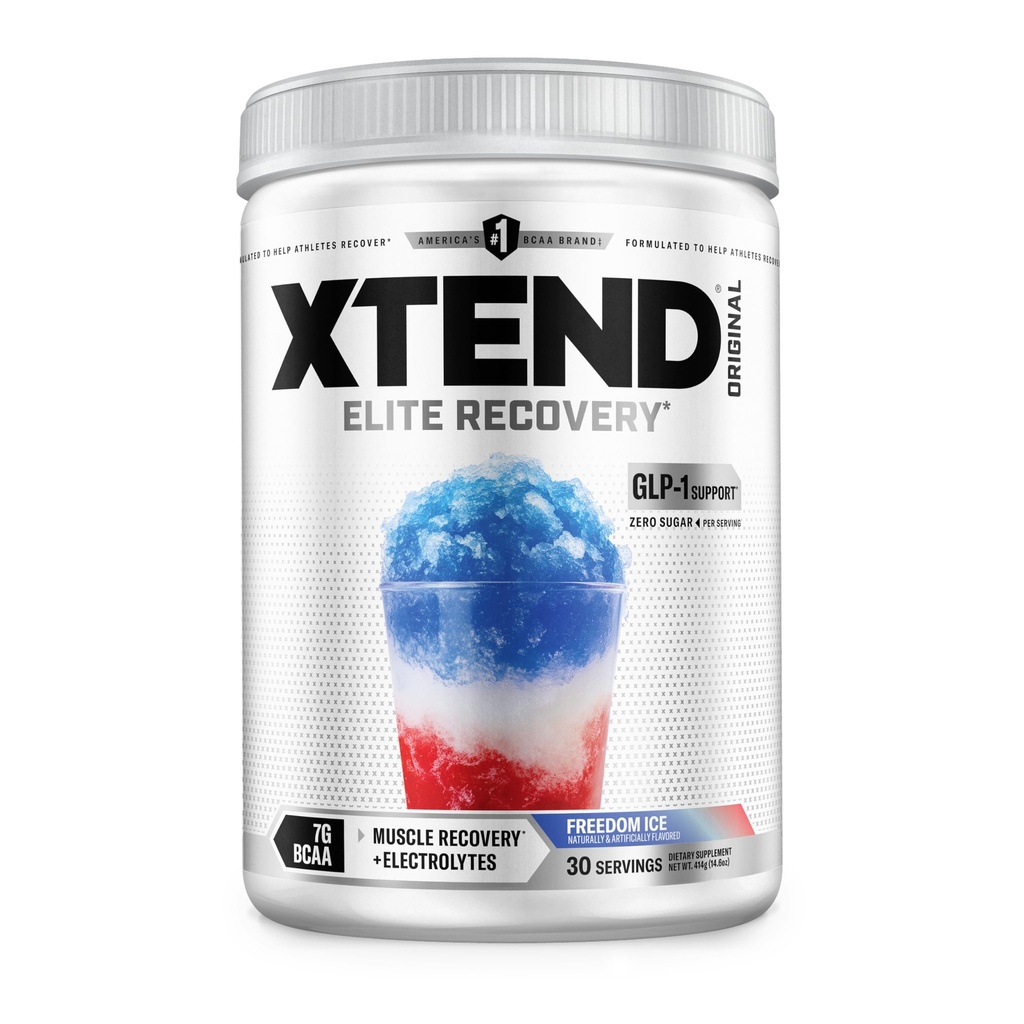 Xtend המקורי אבקת BCAA 7g BCAA ו 2.5g L-Glutamine, סוכר חינם פוסט טיפול שריר התאוששות שריר טיפול עם Amino Acids עבור גברים ונשים, 30 משרתים