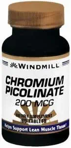 CHROMIUM PICOLINING TABLES 200 MCG WINDMILL