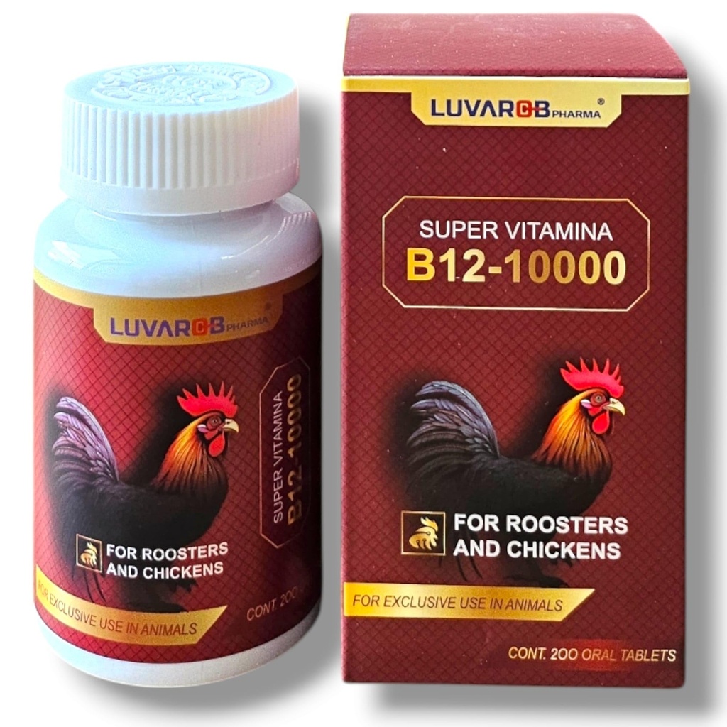 B-12 200 Tablets for Birds Roosters