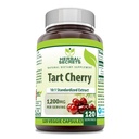 Herbal Secrets Tart Cherry 10:1 סטנדרטי לחלץ תוספת | 1200 Mg Per לשרת | 120 Veggie קפסולות | Non-GMO | Gluten Free | Made in USA (1 Pack | 120)