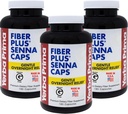 Yerba Primafi Plus Senna כמוסות, 180 הרוזן (3 Pack) - Gentle Overnight Relief, USA Made, non-GMO, Gluten-Free