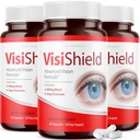 (3 Pack) Visishield Advanced Vision Formula for Eyes Supplement Pills ויטמינים (180 קפסולות)