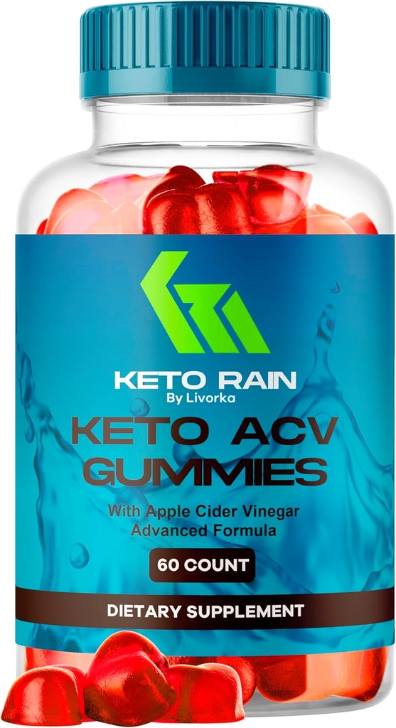 Keto Rain Gummies - Keto Rain Advanced ACV Gummys, Keto Rain ACV Gummy 1050 - All Natural Keto Rain Apple Cider Vinegar, KetoRain ACV Gummys, 60mies לחודש אחד