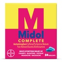 Midol Complete Gelcaps 24ct: Midol Complete Menstrual Pain Relief Gelcaps with Acetaminophen for Menstrual Symptom, PMS הקלה, ו-Time Cramp הקלה - 24 Count (Packaging May Vary)