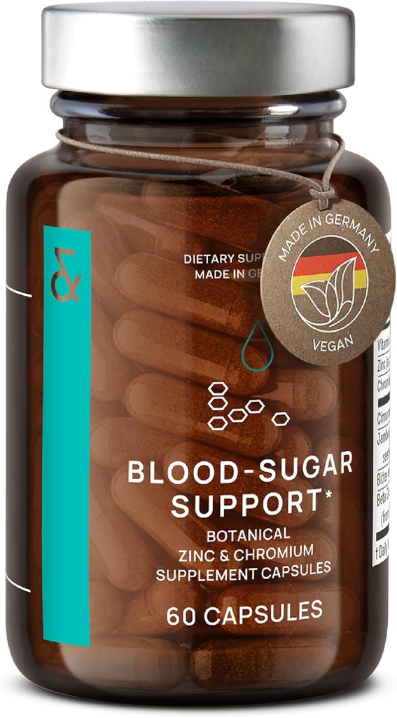 CLAV® N °9 - Cinnamon Extracts + Bitter Melon כמוסות עם cumini Cyzygium, Beta Glucan & Chromium - טבעוני - 60 Count Count