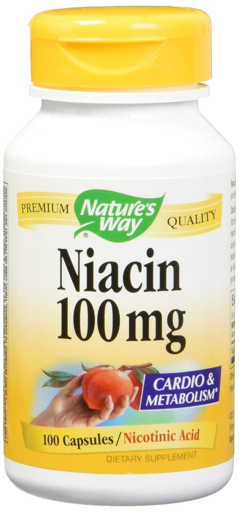 Niacin 100 מ"ג 100 קפסולות (Pack of 2)