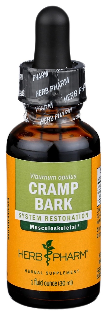 Herb Pharm Cramp Bark לחלץ תמיכה Musculoskeletal - 1 Ounce (DCRAMP01)