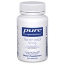 טהור Encapsulations 7-Keto DHEA 50 מ"ג | תוספת ייחודית DHEA Metabolite לתמיכה Thermogenesis וטיפוח גוף בריא* | 120 קפסולות