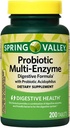 עמק האביב Probiotic Multi-Enzyme Digest Tablets, 200 הרוזן
