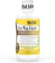 Vital Earth מינרלים Cal-Mag נוזלי - Calcium Magnesium תוסף עם ויטמין D3, K2, Boron ו- Fulvic Acid for Faster Absorption, 32 Oz + 1 Oz Cup