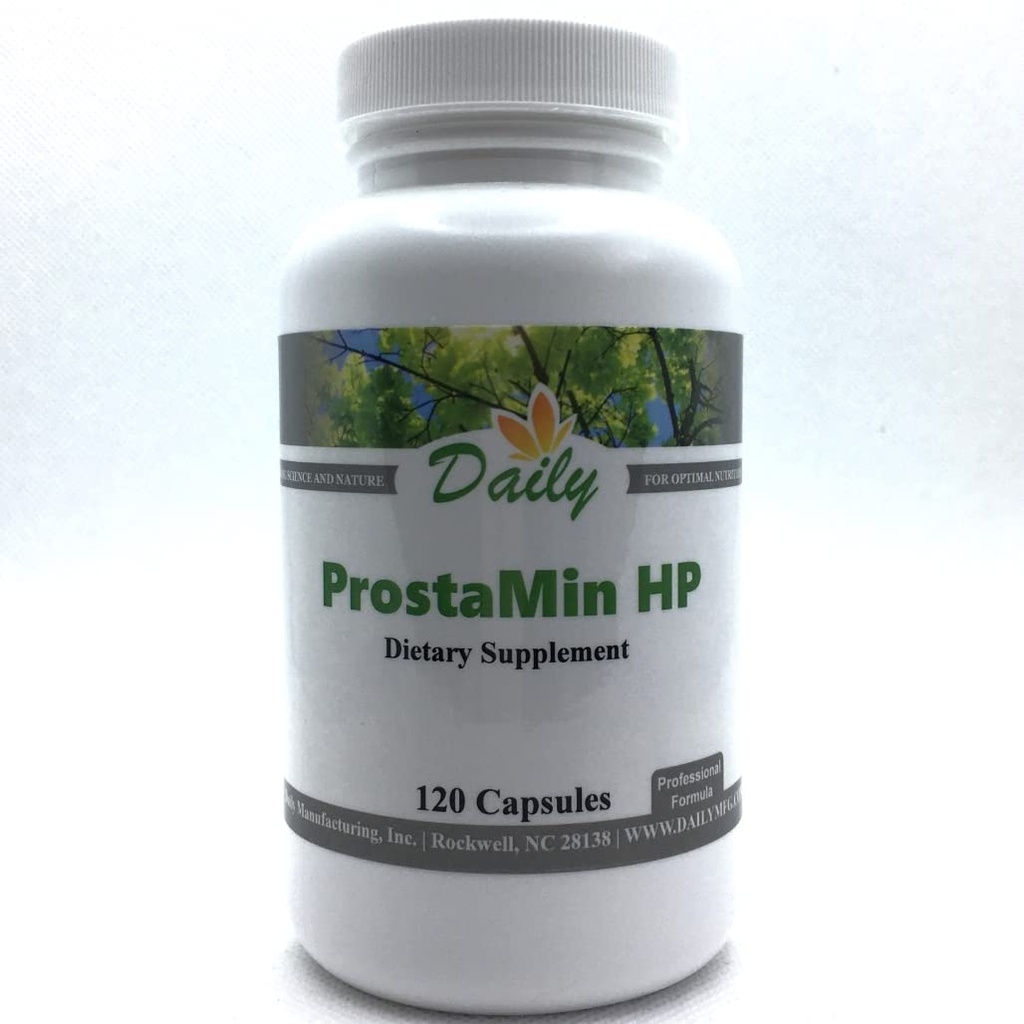 Daily Manufacturing ProstaMin HPTM (Beta Sitosterol, Pygeum, Reishi Mushroom, Garlic Extractin (מתוך Tumeric) & Zinc)