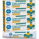 MED גאווה משולשת Antibiotic גאווה Ointment Tube 1 Oz 4Pack, עזרה ראשונה עבור Small Wounds, שריטות, Abrasions, עם Zinc, Neomycin, Polymyxin