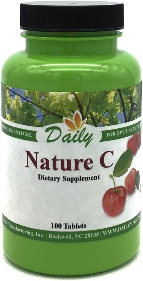 Daily Manufacturing Nature C (Vitamin C מ-Acerola Cherry) 100 טבליות לבקבוק