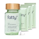 Fatty15 C15:0 Pentadecanoic Acid תוסף The Longevity Foodsent - 90 קפסולות טבעוניות - 3x הטבות סלולריות של שמן דגים אומגה 3 - Gut Health, Liver Support, & Mitochondrial Health Health