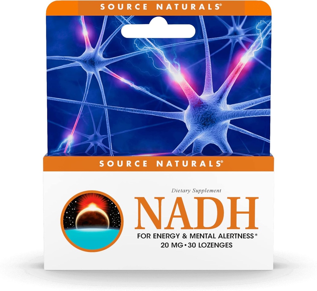 מקור: Naturals NADH 20mg, Boost Energy and Mental Alertness