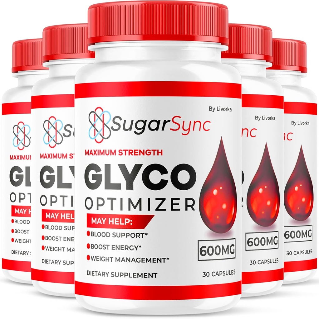 LIVORKA (5 Pack) Sugar Sync Glyco Optimizer, Sugar Sync Glyco, SugarSync Glyco Optimizer, SugarSync Glyco, Sugar Sync Glyco Optimiser, סוכר Sync Glyco אופטימיזציהer ביקורות, 150 קפסולות Glyco אופטימיזציהer, 150 קפסולות