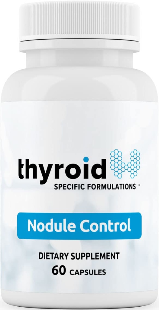 Nodule Control - דוקטור פורמולה טבעית Thyroid Nodule Control תומך בגוף כדי לעזור להפחית את Nodules Thyroid -w / Spirulina, Boswellia, Turmeric, Inositol, Selenium, Prunella