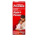 רפואה נוזלית של ילדים, Acetaminophen Pain Reliever & Fever מקטין, Aspirin-, Ibuprofen- & Alcohol-Free, Cherry, 4 Fl. Oz. Oz