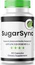 (1 Pack) סוכר Sync Glyco Optimizer קפסולות, SugarSync Glyco Optimiser, Sugar Sync Joint Optimizer, Sugar Sync Gluse Detox Formula, SugarSync Glycol Reviews (60 קפסולות)