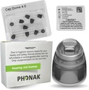 Phonak Cap 4.0 Dome X Small (0.18 אינץ '=4.5 מ"מ)-Genuine OEM שוויץ החלפת על ידי Sonova, שמיעה כיפתים עבור גודלי אוזניים Narrow מאוד - 1 Pack / 10 Domes Total