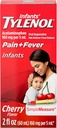 Tylenol Acetaminophen תרופות נוזליות, Cherry, 2 fl. oz