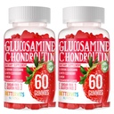 Glucosamine Chondroitin Gummies עם MSM & Elderberry תוספת כוח - תמיכה משותפת, Antioxidant Immune תמיכה תוסף למבוגרים, גברים ונשים. 120 חניכיים