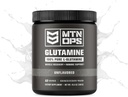 MTN OPS L-Glutamine אבקת 60 משרתים / 300g של 100% טהור L-Glutamine עבור שריר התאוששות, Unflavored + 5g לשרת