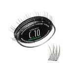 Lashify Curl 10mm Gossamer Eyelashs Refill in Ombre גרין, Easy DIY שקר Lashes עבור מראה טבעי