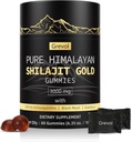 החניכיים ההימלאיה Shilajit: Gold Class Shilajit Riched with Ashwgandha Fulvic Acid & 85 + Trace מינרלים - לא תוספת סוכר - באופן אישי Wrapped - עבור גברים ונשים - 60 מסטיק