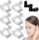 Tinnitus הקלה לרינג אוזניים, Acupeace Tinnitus הקלה מכשיר, Acupeace Anti Tinnitus הקלה אוזניים קליפ, התקן לעצור צלצול אוזניים (3Pairs)