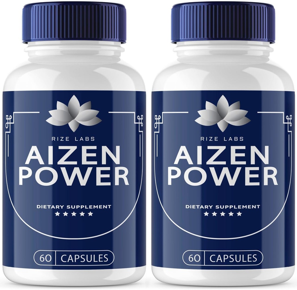 הטמעת מעבדות - Aizen Power for Men, All Natural Male Supplement to Boost Energy and Performance (120 קפסולות)