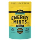 Viter Energy Caffeinated Mints 40mg Caffeine, B ויטמינים, סוכר חינם (Peppermint, 8oz, Bulk Bag)