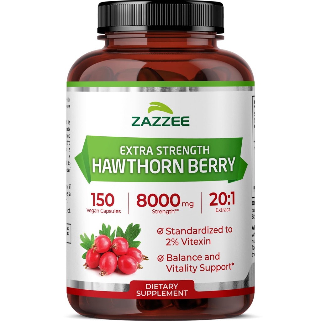 Zazzee תוספת כוח הותורן 20:1 לחלץ, 8000 מ"ג כוח, 2% Vitexin, 150 קפסולות טבעוניות, 5 חודשים אספקה, ריכוז וסטנדרט של טפט 20X לחלץ, Non-GMO וכל-Naturalalalalalal.