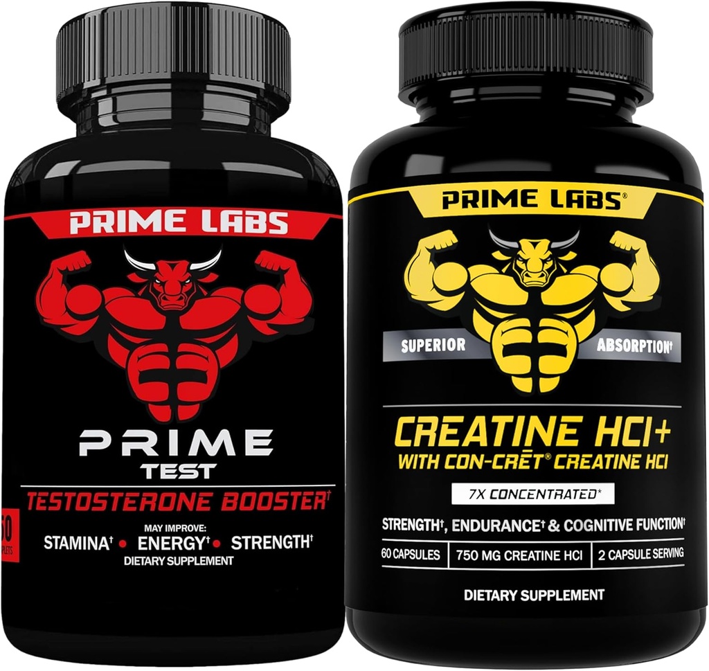 Prime Labs Prime Test + Creatine HCl כמוסות