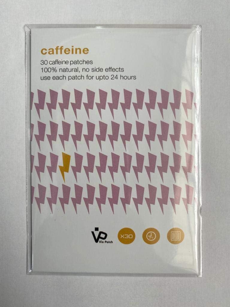 6E Caffeine Patches, 30 פטס, 30 ימים אספקה