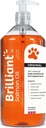 Brilliant Salmon Oil for Dogs, Cats & Puppies | אומגה 3 שמן שמן שמן שמן שמן שמן דגים עם DHA, EPA Fatty Acids
