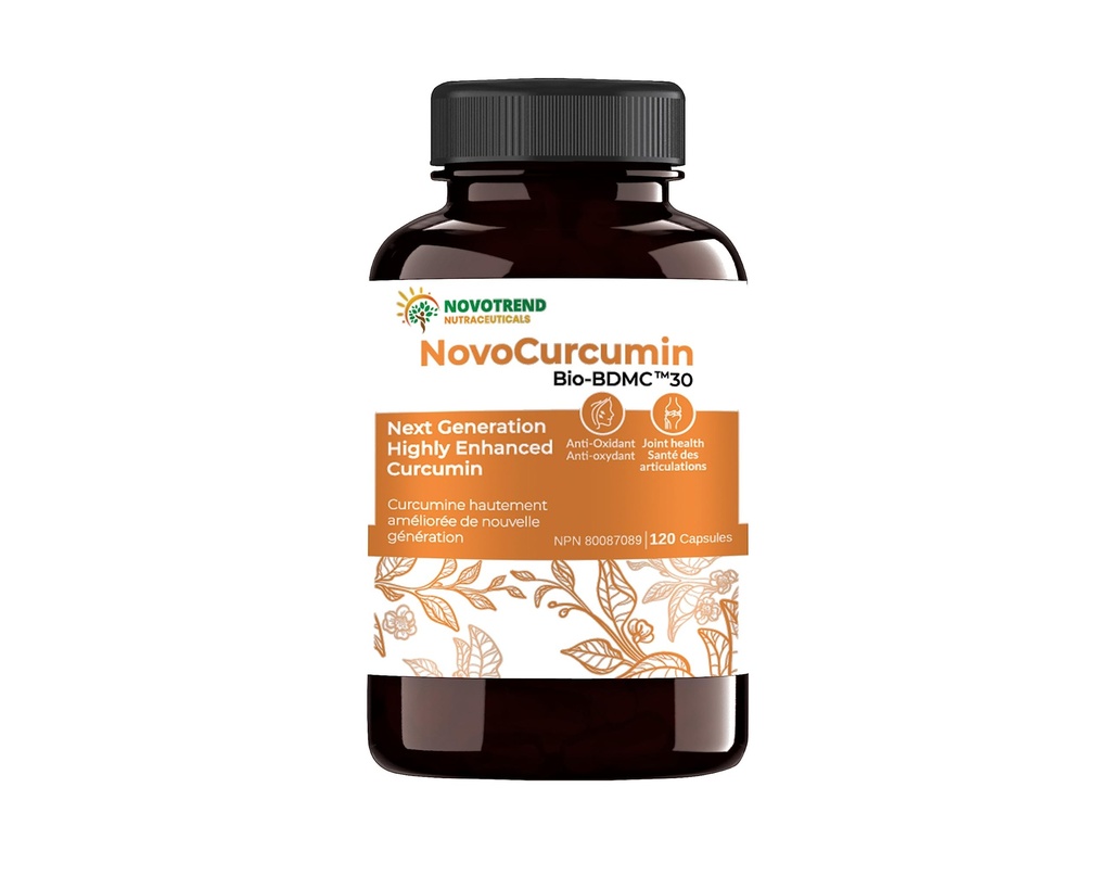 נובוCurcumin- הדור הבא שיפר מאוד את Curcumin- 120 קפסולות