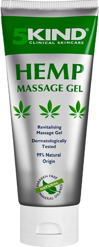 5kind Hemp Active Gel 3.4 fl oz-Hemp Cream כוח מקסימלי - Natural Soothing Relief - שריר רוב עבור גב תחתון, מפרקים, צוואר, ברכיים וכתפיים - כוח מקסימלי Hemp Cream
