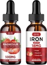 תוספת ברזל נוזלי לנשים Magnesium Glycinate נוזל טיפות