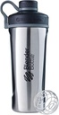 בלנדר בוטל רדיאן Shaker Cup Insulated Stainless Steel Water Bottle with Wire Whisk, 26-Ounce, Natural / שחור