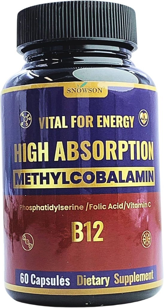 SNOWSON NeuroMax Methyhydrobalamin ויטמין B12 אנרגיה ויטמין B12
