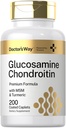 דרכו של הדוקטור Glucosamine Chondroitin MSM Turmeric | 200 Caplets | Advanced Support Complex