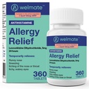 WeLMATE - Levocetirizine Dihydrochloride 5 מ"ג (360 ct) - תרופות אלרגיה לא מבושלות - 24 שעות - Antihistamine - Generic Allergy Pills - Over-The-Counter