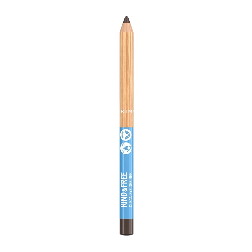 האותיות הקטנות של Rimmel Kind & Free Eye Liner Pecan