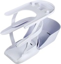 Navage Countertop Caddy - אחסון קדידי ארגן עבור מערכת ה- Navage Nasal Irrigation System - 3Tier Nose ניקוי Supplies לארגן עם Detachable Tray - פלסטיק Caddy רק - נאסל Care אביזרים