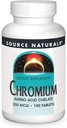 מקור טבעי, Inc. Chromium Chelate 200mcg 100 Tablet