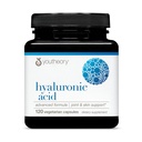 Youtheory Hyaluronic Acid Advanced Formula - תוסף תמיכה משותף עם תמצית Boswellia - תוספי בריאות העור - חלב, סויה וגלוטן חינם - 120 קפסולות צמחוניות