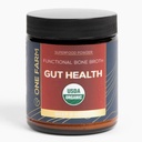 One Farm Superfood אבקה Gut Health, אורגני Gut Soothing בלגן טרוםביוטיקה, Non-GMO, Prebiotics with Bone Broth, טורקיה Tail Mushroom, Slippery Elm, ו Marshmallow Root for GI Health