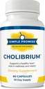 Simple Promise - Cholibrium - תוסף Mushroom עם Lions Mane - Heart and Cholesterol Support, 60 קפסולות