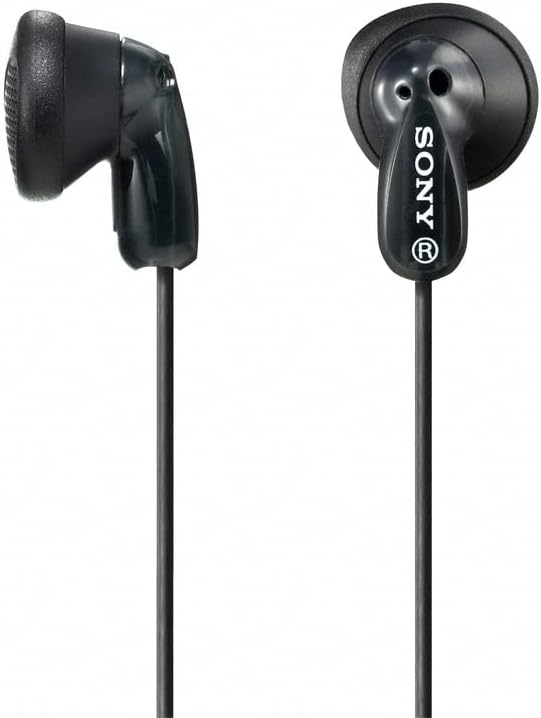 סוני MDRE9LP/BLK Ear Buds, Black